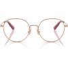 imageCOACH Womens Hc5180td Round Prescription Eyewear FramesShiny Rose GoldDemo Lens