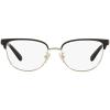 imageCoach Womens Hc5130 Rectangular Prescription Eyewear FramesBlackShiny Light GoldDemo Lens