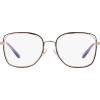 imageCoach Womens Hc5160d Square Prescription Eyewear FramesShiny Rose GoldBlackDemo Lens