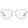 imageCoach Womens Hc5160d Square Prescription Eyewear FramesShiny SilverDemo Lens
