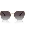 imageCoach Womens Hc7156d Square SunglassesShiny Light GoldGrey Gradient
