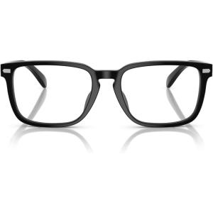imageCOACH Hc6252u Rivet Universal Fit Square Prescription Eyewear FramesBlackDemo Lens