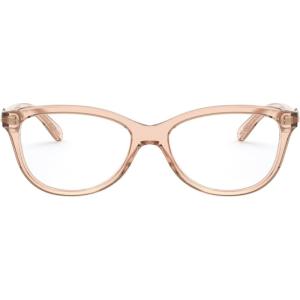 imageCoach HC6155F Low Bridge Fit Prescription Eyewear Frames Transparent PeachDemo Lens 53 mm