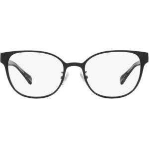imageCoach Womens Hc5156 Square Prescription Eyewear FramesShiny BlackDemo Lens