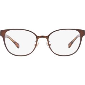 imageCoach Womens Hc5156 Square Prescription Eyewear FramesShiny Dark BrownDemo Lens