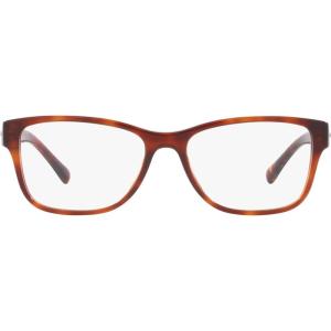 imageCoach Womens Hc6208u Universal Fit Rectangular Prescription Eyewear FramesCaramel TortoiseDemo Lens