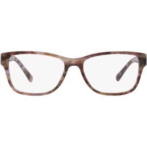 imageCoach Womens Hc6208u Universal Fit Rectangular Prescription Eyewear FramesPetal TortoiseDemo Lens