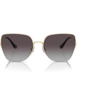 imageCoach Womens Hc7156d Square SunglassesShiny Light GoldGrey Gradient