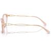 imageCOACH Womens Hc6172 Square Prescription Eyewear FramesTransparent Dusty RoseDemo Lens