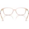 imageCOACH Womens Hc6172 Square Prescription Eyewear FramesTransparent Dusty RoseDemo Lens