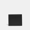 imageCoach Mens Refined Double Bill in Pebble Leather with Sculpted C Hardware Branding Wallets BlackBlack