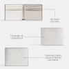 imageCoach Mens Slim Billfold AccessoryTravel Wallet ChalkWhite