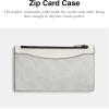 imageCoach Mens Zip Card CASE AccessoryTravel Wallet ChalkWhite