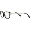 imageCoach Womens Hc6172f Low Bridge Fit Square Prescription Eyewear FramesBlackDemo Lens