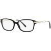 imageCoach Womens Hc6172f Low Bridge Fit Square Prescription Eyewear FramesBlackDemo Lens