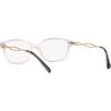 imageCoach Womens Hc6172f Low Bridge Fit Square Prescription Eyewear FramesGradient Transparent VioletDemo Lens