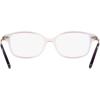 imageCoach Womens Hc6172f Low Bridge Fit Square Prescription Eyewear FramesGradient Transparent VioletDemo Lens