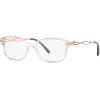 imageCoach Womens Hc6172f Low Bridge Fit Square Prescription Eyewear FramesGradient Transparent VioletDemo Lens