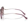 imageCoach Womens Hc7157d Square SunglassesTransparent BerryPurple Clear Gradient