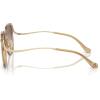 imageCoach Womens Hc7157d Square SunglassesTransparent FawnBrown Pink Gradient