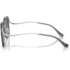 imageCoach Womens Hc7157d Square SunglassesTransparent GreyGrey Gradient