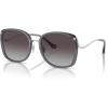 imageCoach Womens Hc7157d Square SunglassesTransparent GreyGrey Gradient