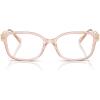 imageCOACH Womens Hc6172 Square Prescription Eyewear FramesTransparent Dusty RoseDemo Lens