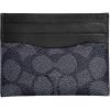 imageCoach Flat Card Case in Signature TanRust One SizeCharcoalBlack