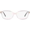 imageCoach Womens Hc6172f Low Bridge Fit Square Prescription Eyewear FramesGradient Transparent VioletDemo Lens