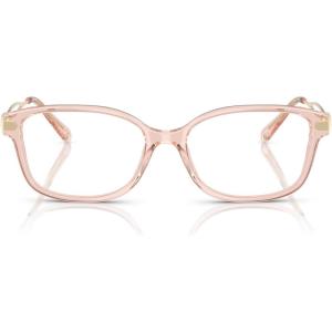 imageCOACH Womens Hc6172 Square Prescription Eyewear FramesTransparent Dusty RoseDemo Lens