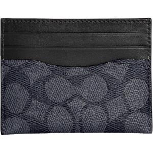 imageCoach Flat Card Case in Signature TanRust One SizeCharcoalBlack
