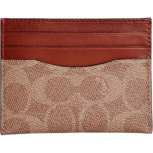 imageCoach Flat Card Case in Signature TanRust One SizeTanRust