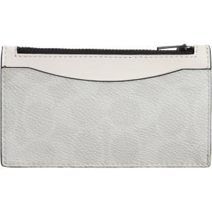 imageCoach Mens Zip Card CASE AccessoryTravel Wallet ChalkWhite
