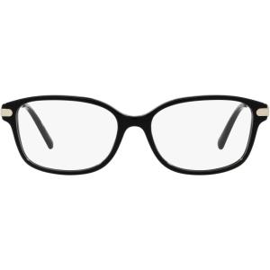 imageCoach Womens Hc6172f Low Bridge Fit Square Prescription Eyewear FramesBlackDemo Lens
