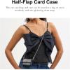 imageCOACH Womens Half Flap CASE AccessoryTravelers Card Sleeves LHBlack One Size