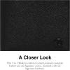 imageCoach 3in1 Wallet in Cross Grain Leather Black One SizeBlack
