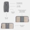 imageCoach Box Program Signature Jacquard Slim Accordion Zip Stone GreyBlueStone GreyBlue