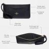 imageCoach Crossgrain Leather Zip Top WalletMidnight