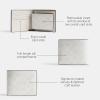 imageCoach Mens 3 in 1 AccessoryTravel Wallet ChalkWhite