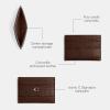 imageCoach Mens Essential Card CaseMaple