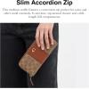 imageCoach Slim Accordion ZipTan Caramel