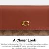 imageCoach Womens Essential Long Wallet in Signature Canvas AccessoryTravel B4Tan Caramel