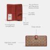 imageCoach Womens Essential Slim WalletTanRust
