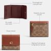 imageCoach Womens Mila Small Flap Wallet in Signature Canvas AccessoryTravel B4Tan Caramel One Size