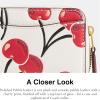 imageCoach Womens Small Zip Around Card CASE BiFold Wallet Chalk Multi One Size