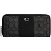 imageCoach Box Program Signature Jacquard Slim Accordion Zip Stone GreyBlueB4Leopard