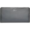 imageCoach Smooth Leather Skinny Wallet Grey Blue
