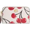 imageCoach Womens Small Zip Around Card CASE BiFold Wallet Chalk Multi One Size