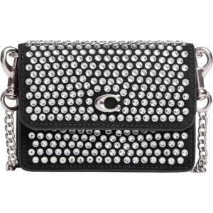imageCOACH Womens Half Flap CASE AccessoryTravelers Card Sleeves LHBlack One Size