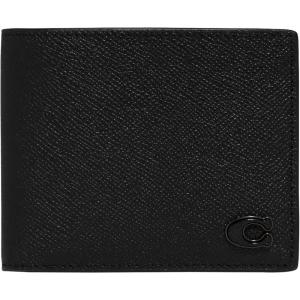 imageCoach 3in1 Wallet in Cross Grain Leather Black One SizeBlack